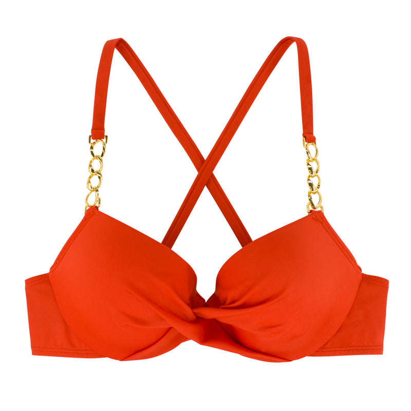 Dorina Filao Push-up Bikini-Top Coral