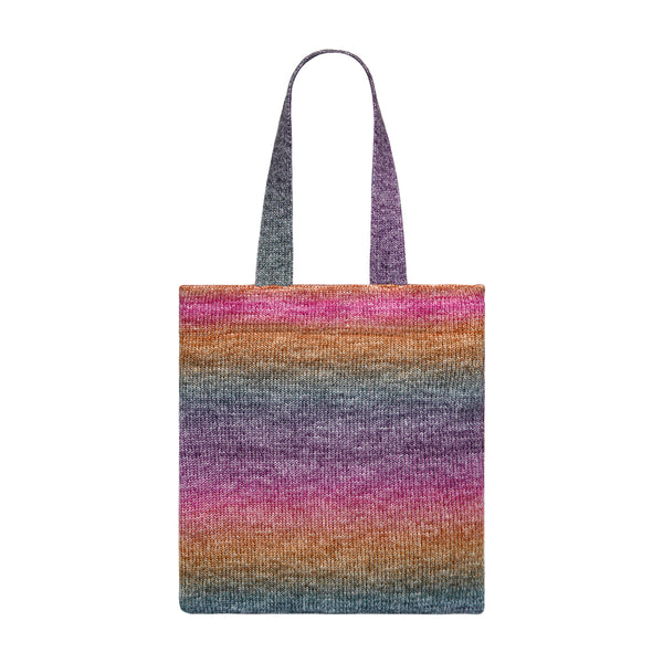 Stofftasche in Ombre-Tönen Multicolor