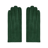 Handschuhe mit Wellennähten Grün