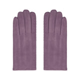Handschuhe mit Wellennähten Violett