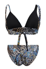 Acquadicocco asymmetrischer Bralette-Bikini "Safari", Back