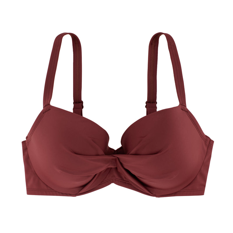 Dorina Azores Push-Up Bikini-Top Rot