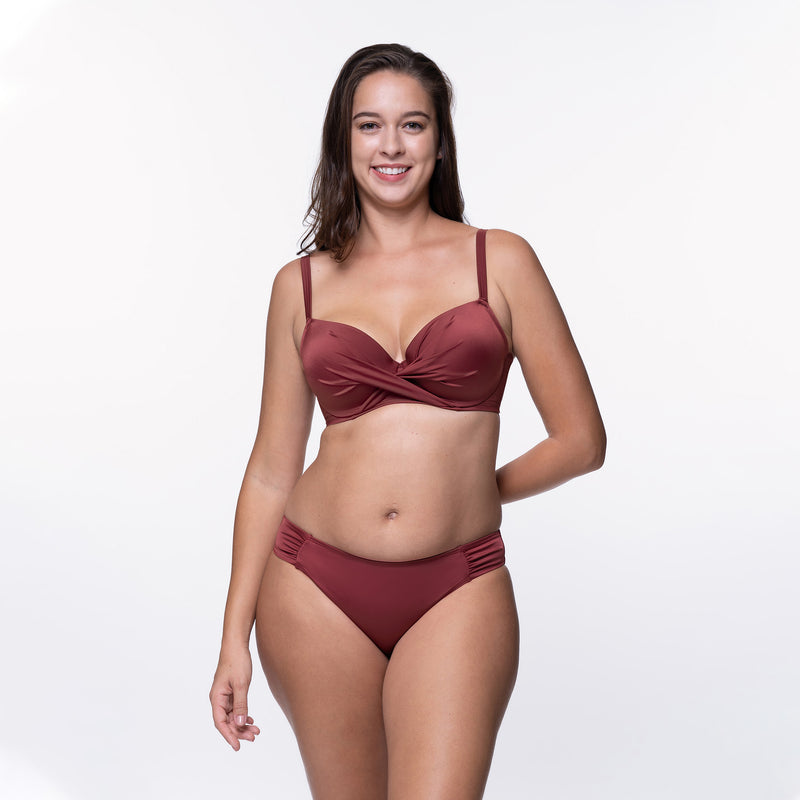 Dorina Azores Push-Up Bikini-Top Rot