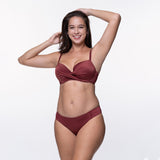 Dorina Azores Push-Up Bikini-Top Rot, Front